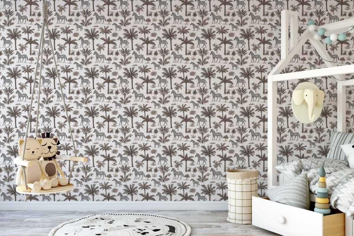 Lusaka Brown - 1064401-03 wallpaper Wallpassion Kids