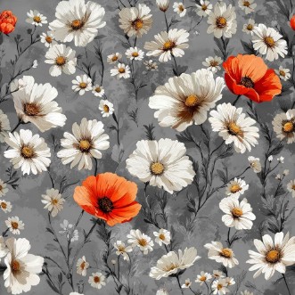 Kirsti Dark Grey - 1075501-02 wallpaper Scandza