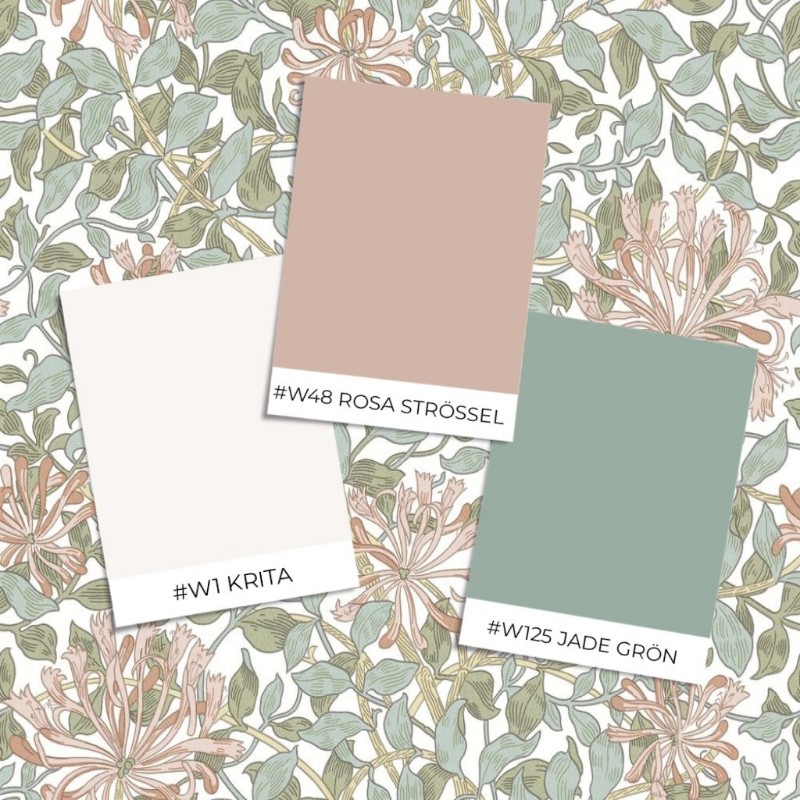 Kép Minta stílus - Honeysuckle Coral/Thyme - MOX0131-01