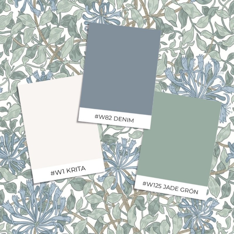 Immagine di Stile campione - Honeysuckle Wedgwood/Sea Glass - MOX0131-02