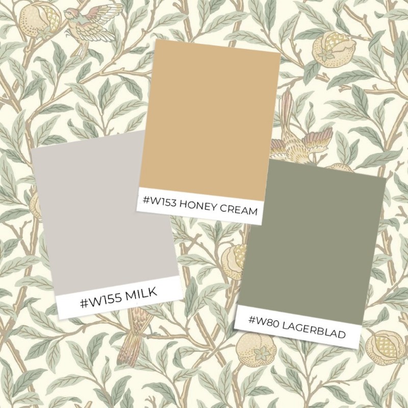 Afbeeldingen van Bird and pomegranate Privet - MOX0138-02