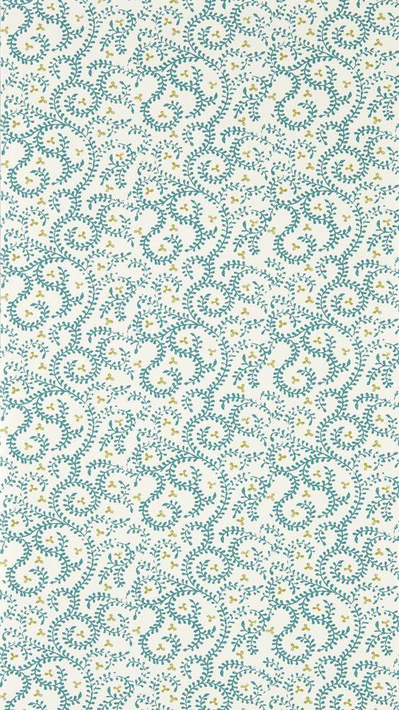 Buta Teal - W0233/06 wallpaper Clarke & Clarke