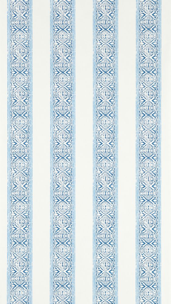 Kalamkari Cobalt - W0237/02 wallpaper Clarke & Clarke
