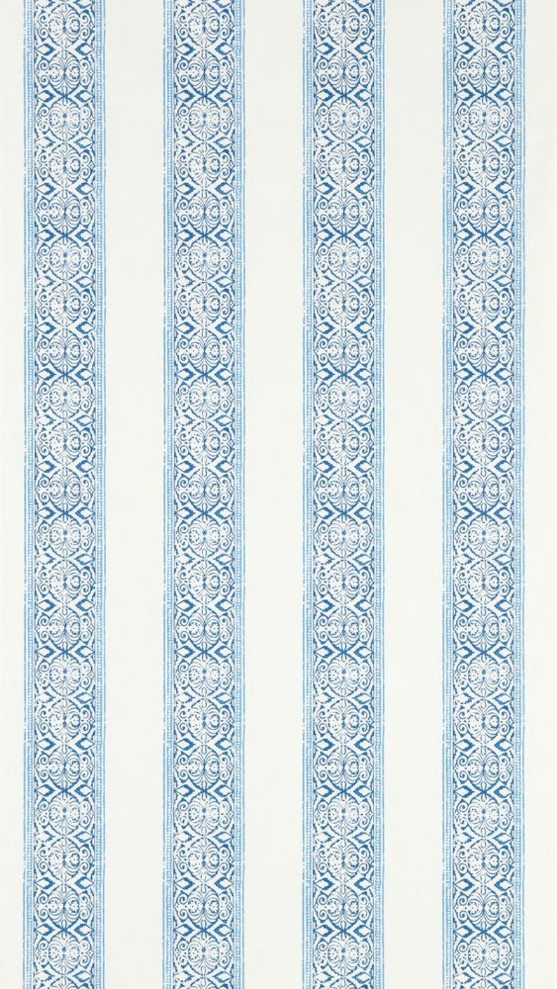 Kalamkari Cobalt - W0237/02 wallpaper Clarke & Clarke