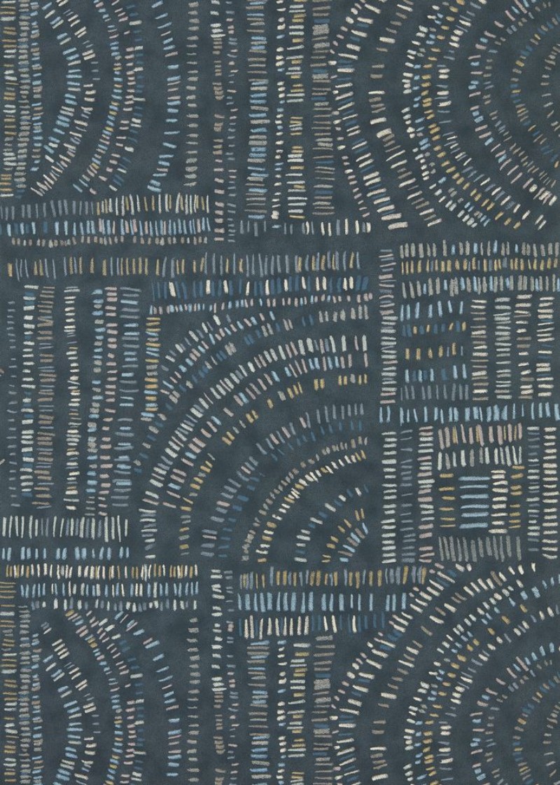 Frescoes Sapphire/Kyanite/Quartz - HDMW113295 wallpaper Harlequin