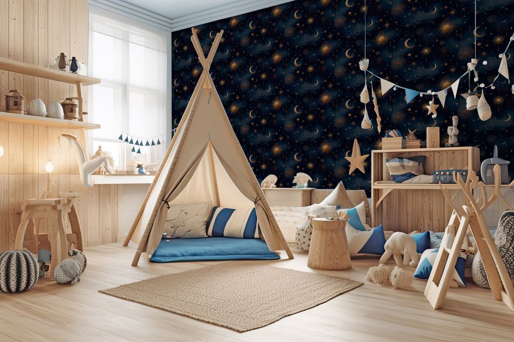 Nelson Blue - 1072201-01 wallpaper Wallpassion Kids