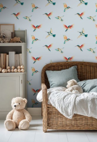 Ulrik Blue - 1066601-03 wallpaper Wallpassion Kids