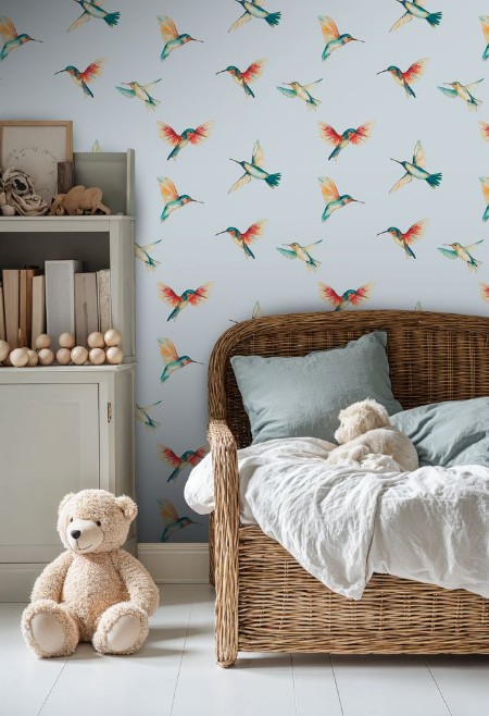 Ulrik Blue - 1066601-03 wallpaper Wallpassion Kids