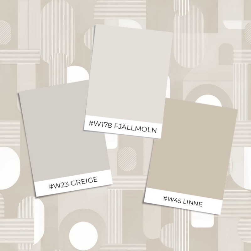 Afbeeldingen van Kleurcombinatie Erik Beige - 1077601-02 - 07318-01