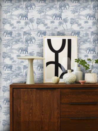 Picture of Jungle Walk Blue - 1077801-02