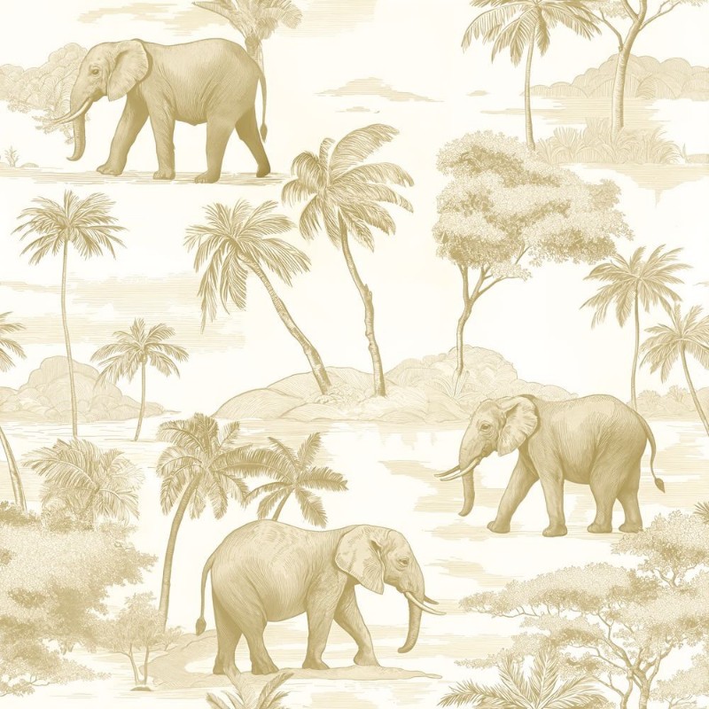 Picture of Jungle Walk Yellow - 1077801-03