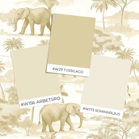 Picture of Värinäyte malli - Jungle Walk Yellow - 1077801-03