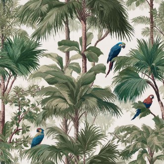 Madagaskar Green - 1085001-01 wallpaper Blue Monkey