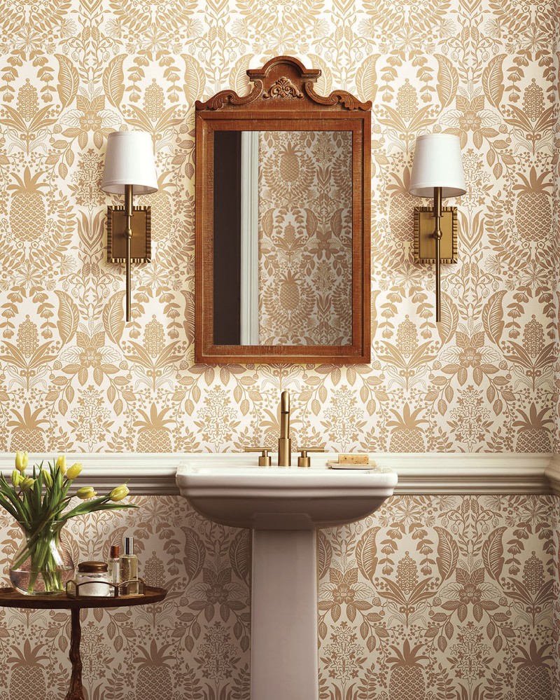 Pineapple Damask - RF7482 wallpaper Midbec