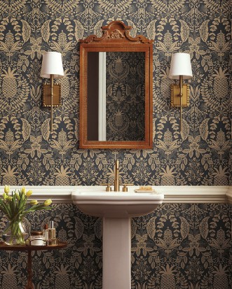 Pineapple Damask - RF7483 wallpaper Midbec