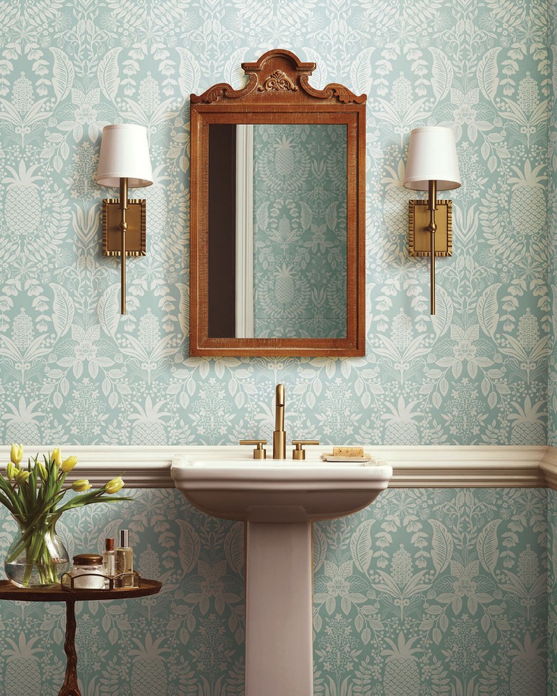 Pineapple Damask - RF7484 wallpaper Midbec