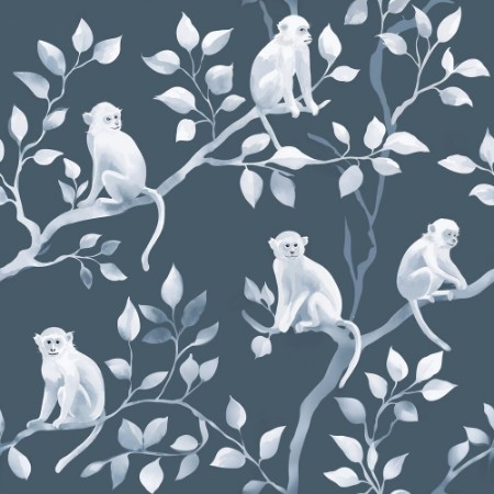 Malik Blue - 1089501-01 wallpaper in between