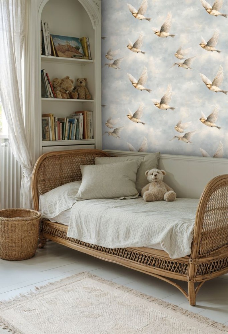 Conny Cream - 1094101-01 wallpaper Wallpassion Kids