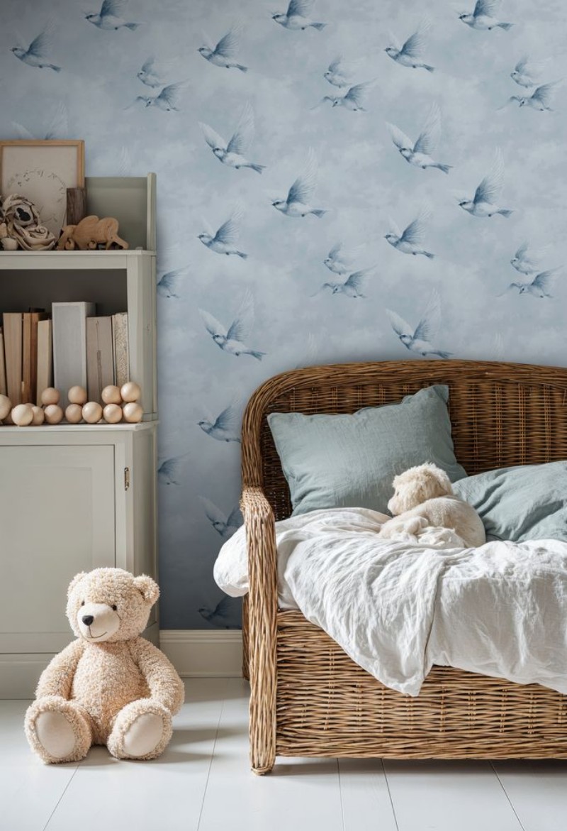 Conny Blue - 1094101-03 wallpaper Wallpassion Kids