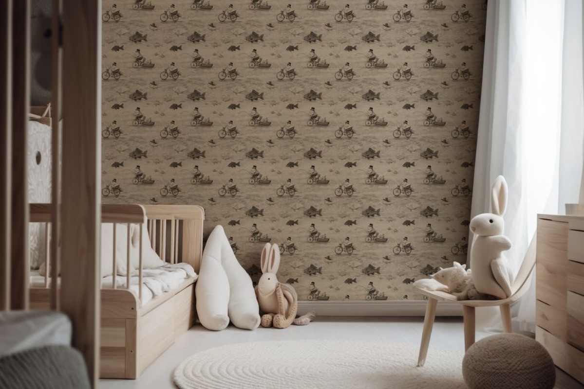 Jarl Beige - 1094401-01 wallpaper Wallpassion Kids