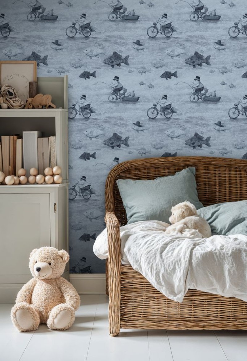 Jarl Blue - 1094401-02 wallpaper Wallpassion Kids