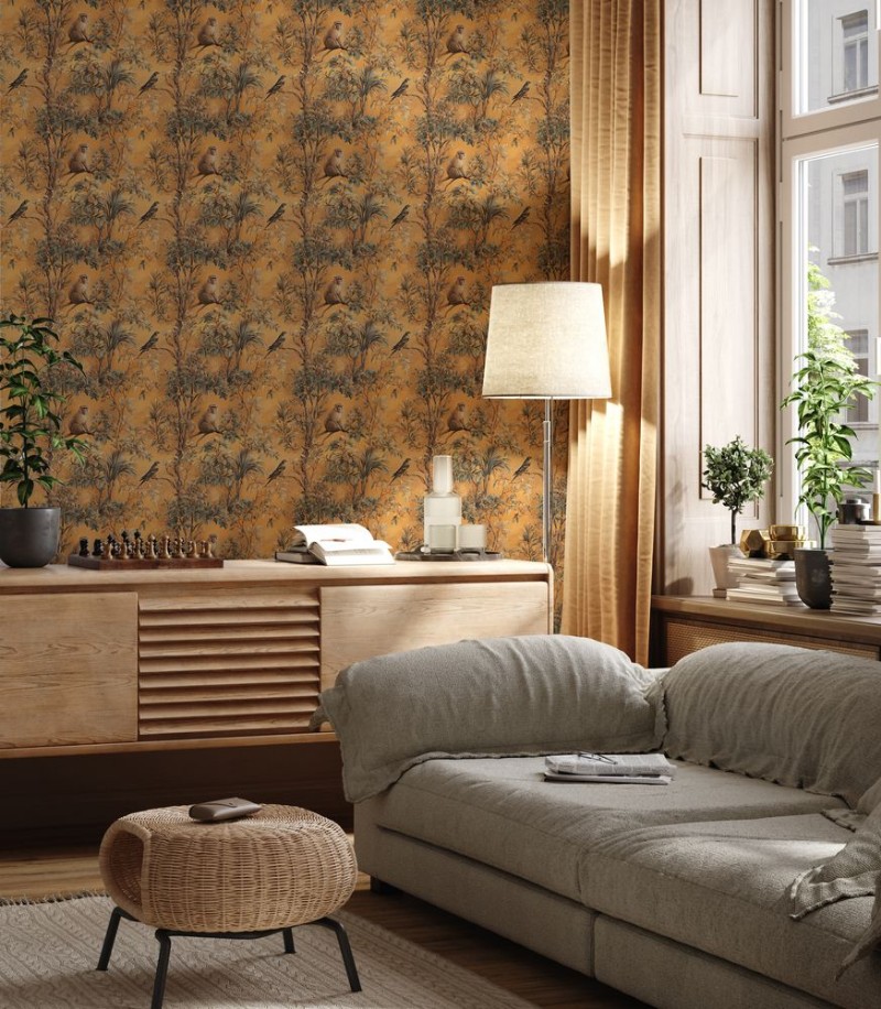 Borneo Yellow - 1094801-01 wallpaper Blue Monkey