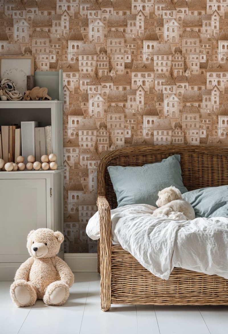 Botvid Brown - 1094901-02 wallpaper Wallpassion Kids