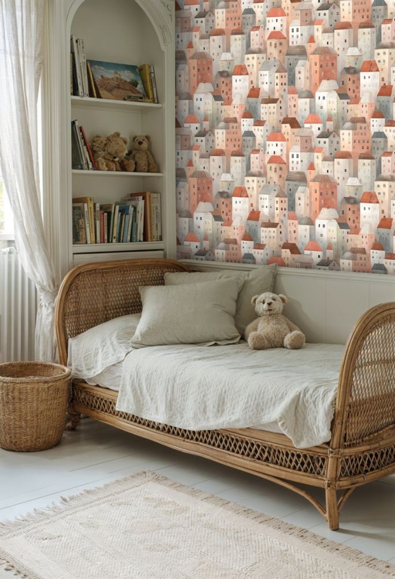 Holmfrid Beige - 1095001-01 wallpaper Wallpassion Kids