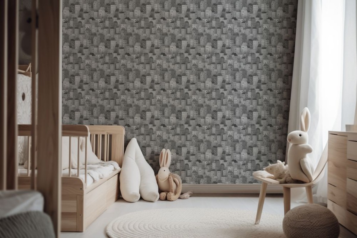 Holmfrid Grey - 1095001-03 wallpaper Wallpassion Kids