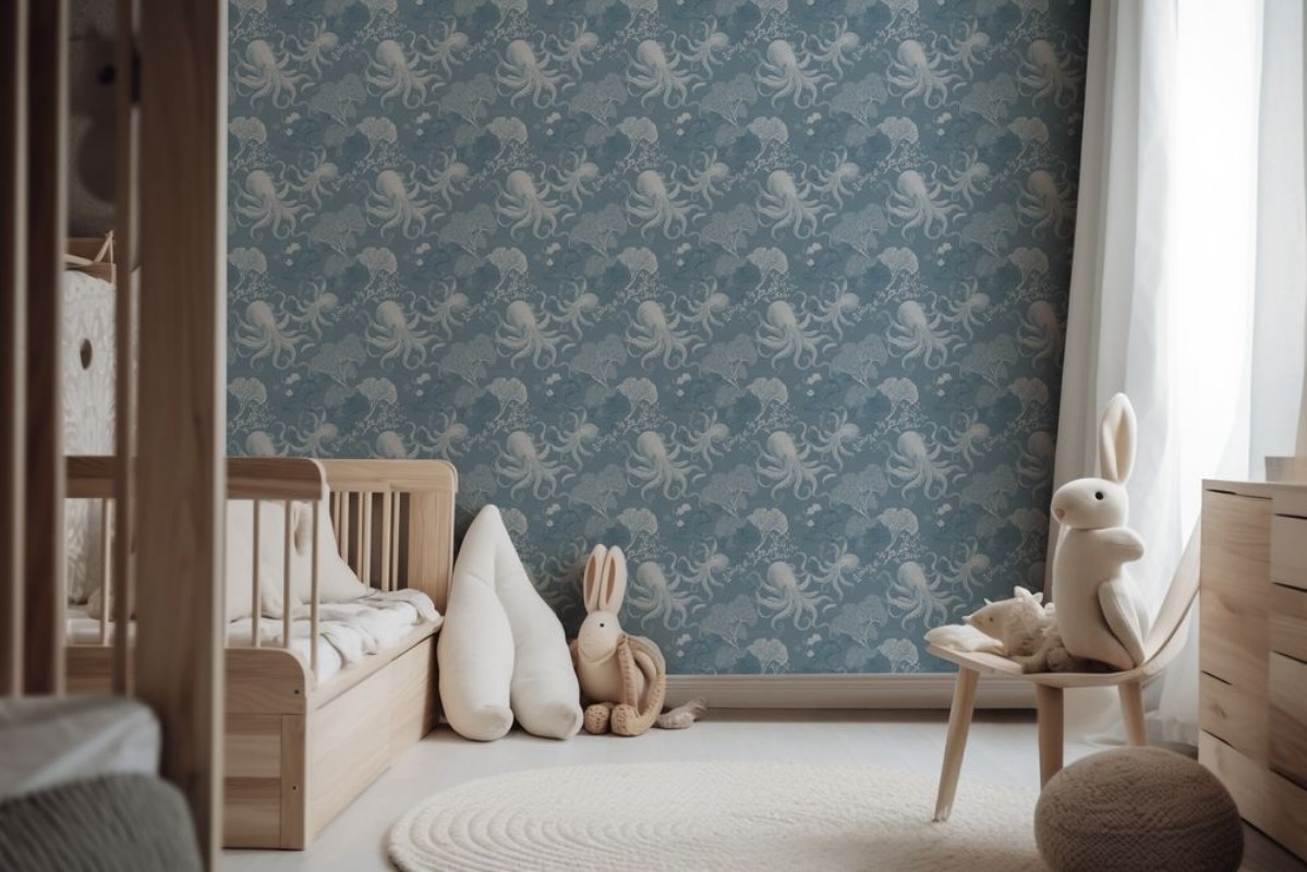 Bob Blue - 1096101-01 wallpaper Wallpassion Kids