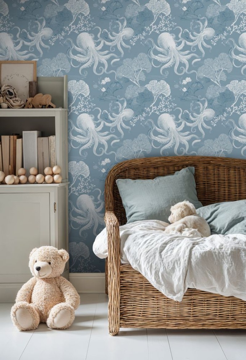 Bob Blue - 1096101-01 wallpaper Wallpassion Kids