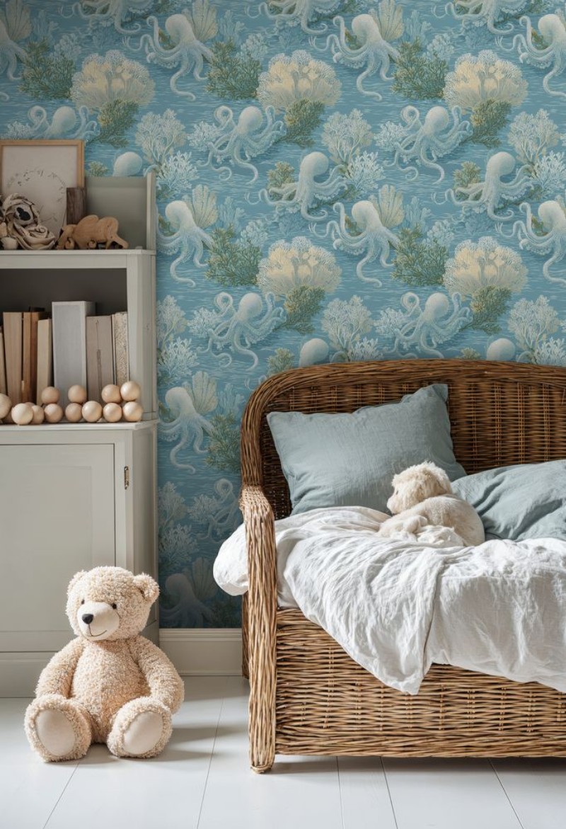 Fredde Blue - 1096201-01 wallpaper Wallpassion Kids