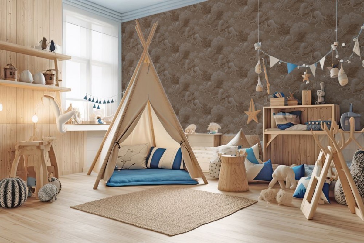 Fredde Beige - 1096201-02 wallpaper Wallpassion Kids