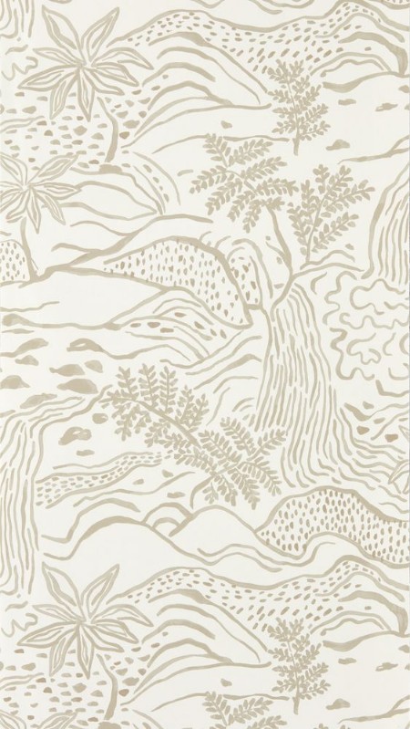 Falling Foss Linen - NSCW113266 wallpaper Scion