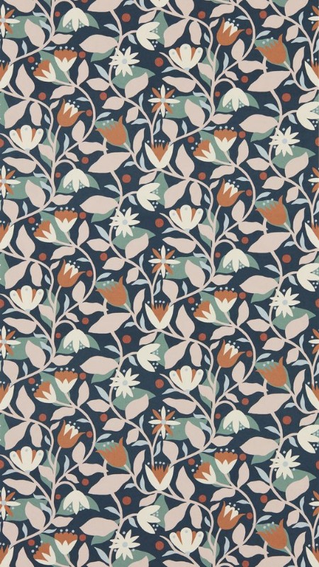 Dancing Daisies Midnight - NSCW113282 wallpaper Scion