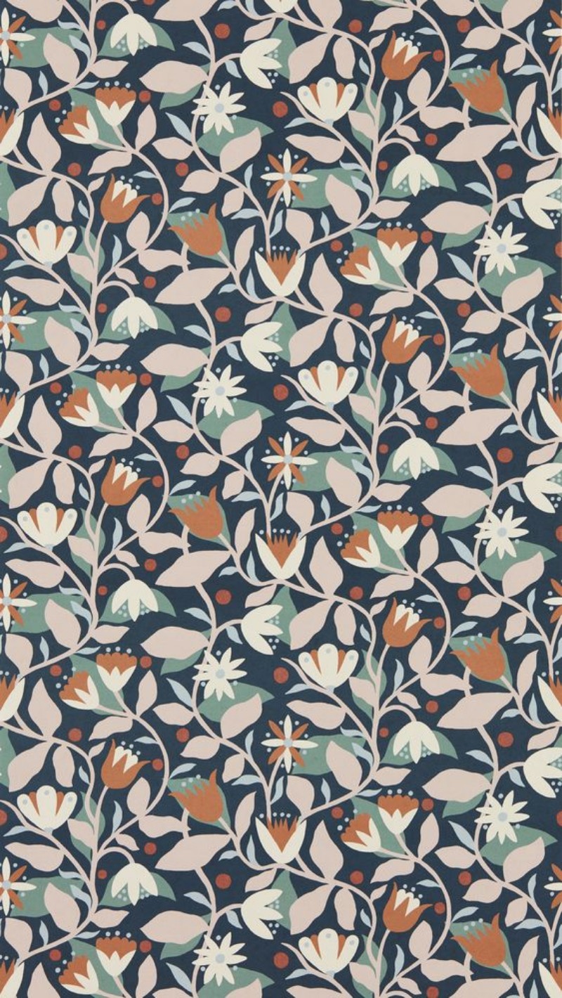 Dancing Daisies Midnight - NSCW113282 wallpaper Scion
