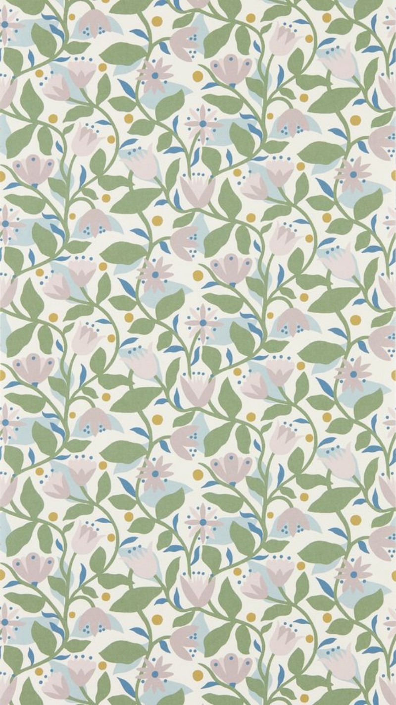 Dancing Daisies Lilac - NSCW113283 wallpaper Scion
