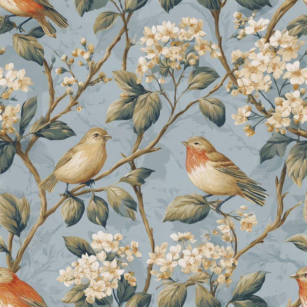 Ella Light Blue - 1097001-01 wallpaper in between