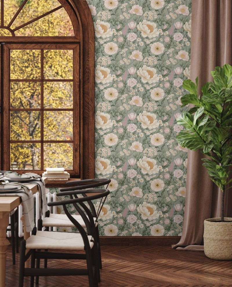 Adelissa Green - 1048301-01 wallpaper Blue Monkey
