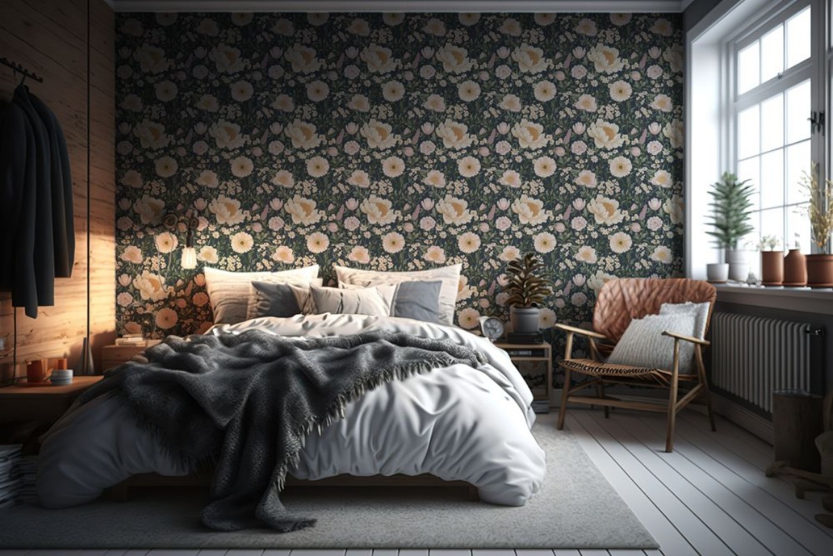 Adelissa Blue - 1048301-02 wallpaper Blue Monkey