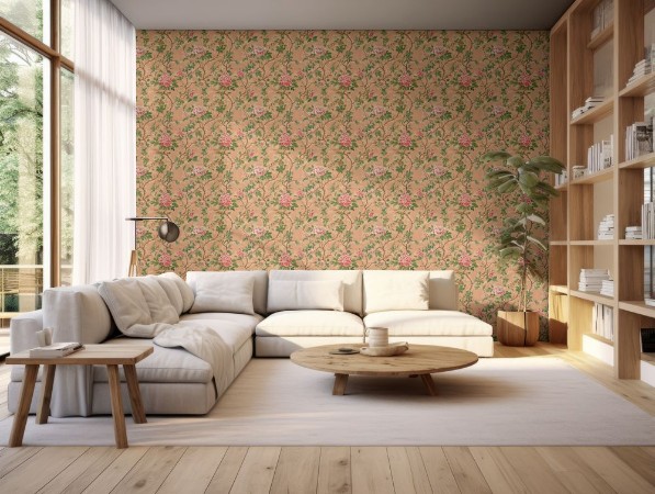 Margot Apricot - 1063401-01 wallpaper Blue Monkey