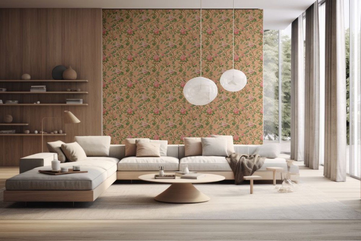Margot Apricot - 1063401-01 wallpaper Blue Monkey