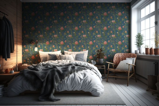 Margot Blue - 1063401-03 wallpaper Blue Monkey