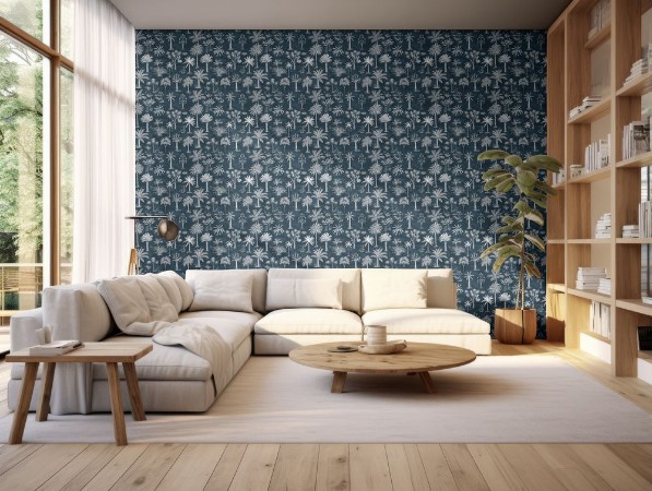 Salvadore Blue - 1064201-03 wallpaper Blue Monkey