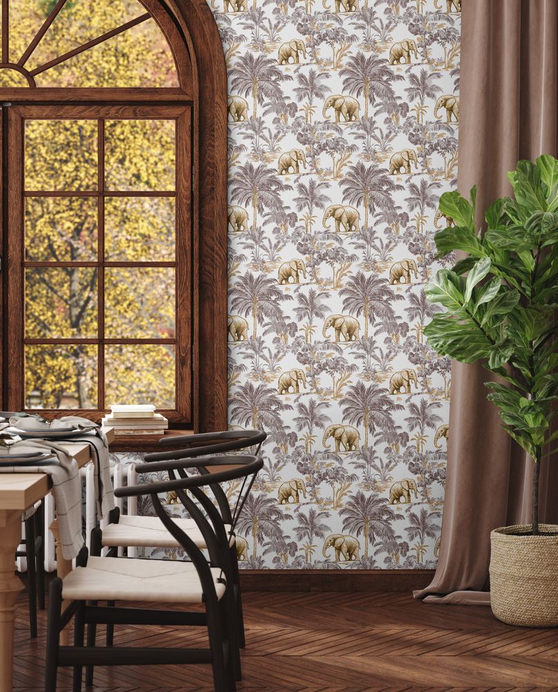 Malawi Brown - 1064301-03 wallpaper Blue Monkey