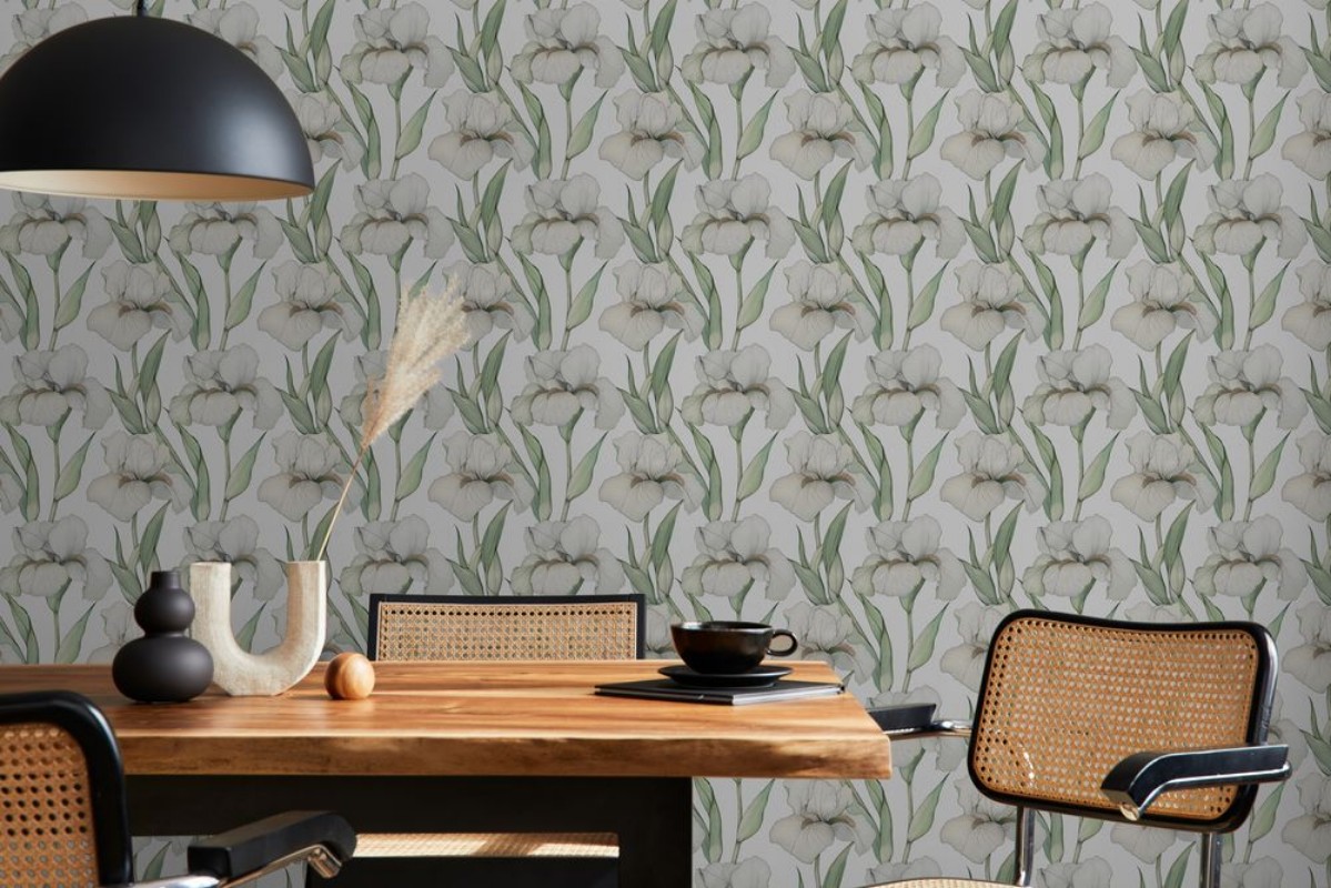 Barbara White - 1065401-01 wallpaper Blue Monkey