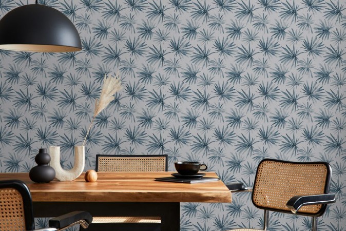 Mateo Blue - 1067101-03 wallpaper Blue Monkey