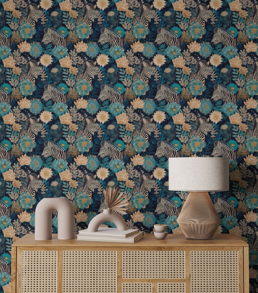 Salah Blue - 1069401-01 wallpaper Blue Monkey