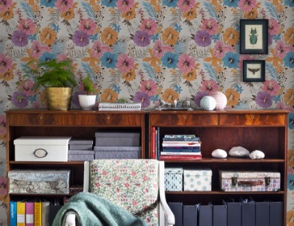 Nella Beige - 1078101-01 wallpaper Blue Monkey