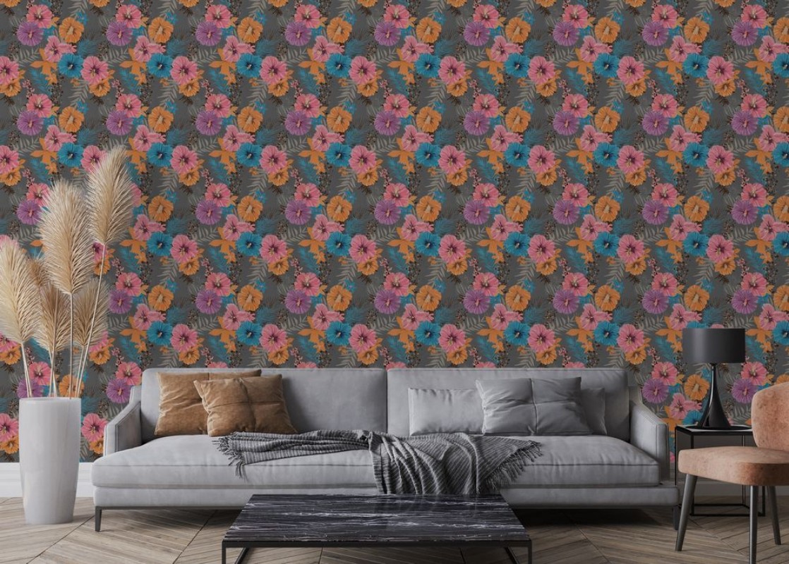 Nella Grey - 1078101-03 wallpaper Blue Monkey